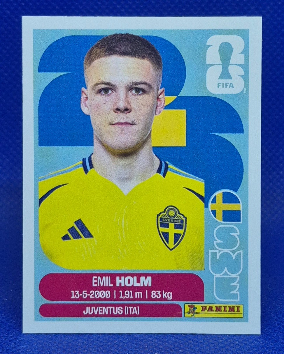 2026 Panini FIFA World Cup Sticker Emil Holm #SWE 5 - Sweden