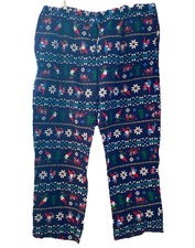 HANNA ANDERSSON Flannel Pajama Pants Bottoms Christmas XXL Unisex Adult NWOT