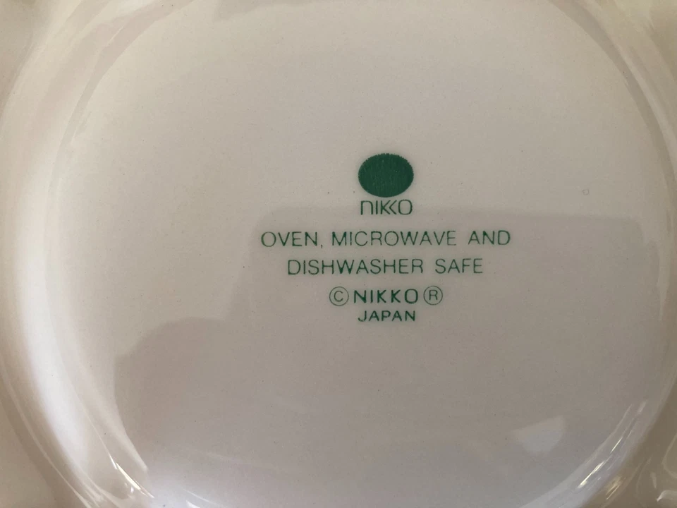 Plato Nikko Navidad 5 secciones dividido Felices Fiestas entremeses ¡COMO NUEVO!! Foto 3 de 3