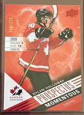 Dylan Holloway Prospectus Momentous 258/275 2021-22 UD Team Canada #PM-8  [H020]