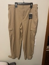 Vera Wang High Rise Pull On Pants Size XXL