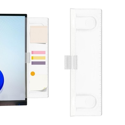 Monitor Memo Board Computer, Removable Clip Type Sticky Note Holder for Compu...