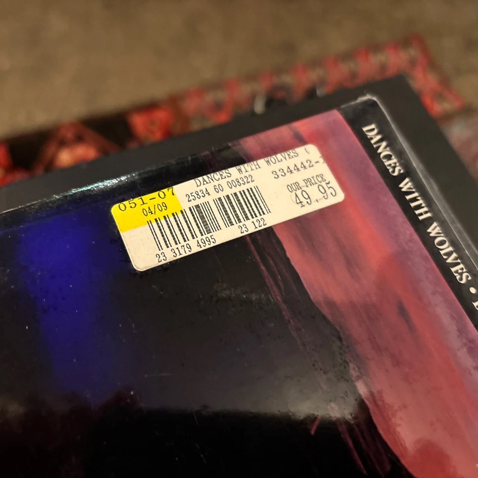 Sealed New Dances with Wolves Kevin Costner Orion Pictures Widescreen Laser Disc - Image 3 of 4