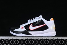 NK Zoom Kobe ZK5 "Bruce Lee" White Black CD4991-101 Athletic Shoes Authentic New