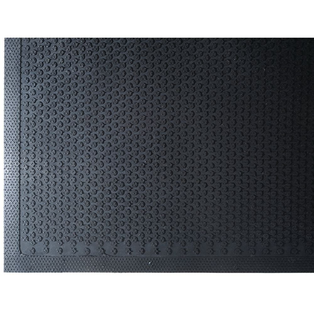 M+A Matting 545 Safety Scrape Nitrile Rubber Entrance Indoor/Outdoor Floor Mat,