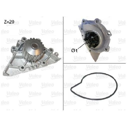 Wasserpumpe MotorküHlung FüR Fiat Scudo 220 2.0 00 Bis 06 Valeo Teil RFN-image