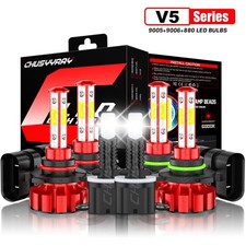 For Tahoe 2001-2006 6x Combo LED Headlight High Low Beam Fog Light Bulbs