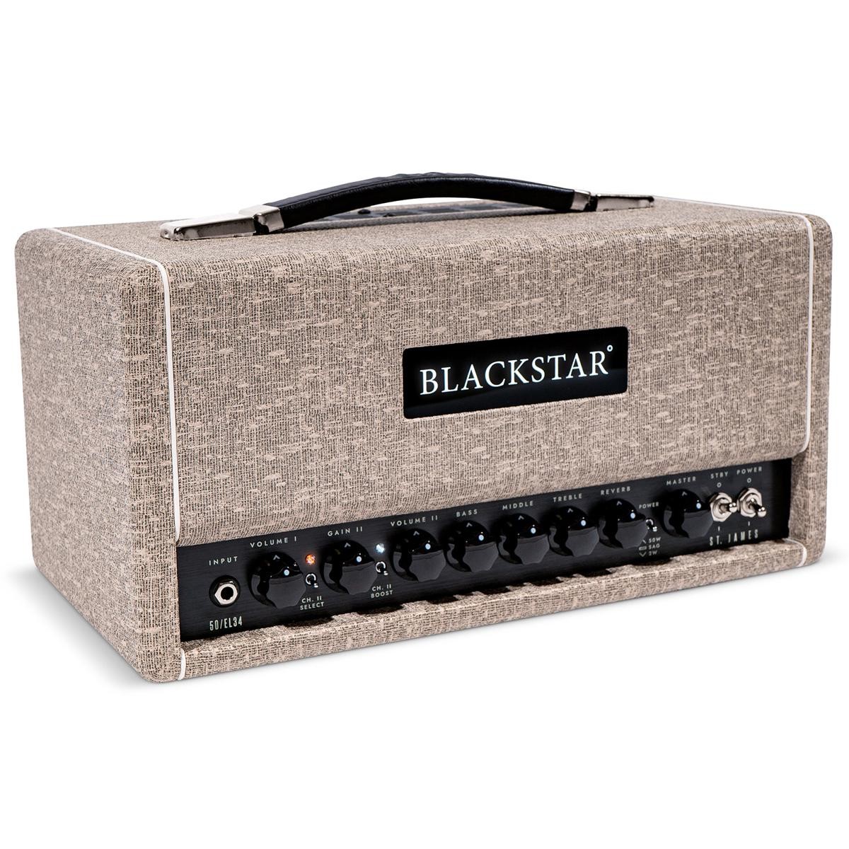 Головка гитарного усилителя Blackstar St. James 50W EL34, светло-коричневый