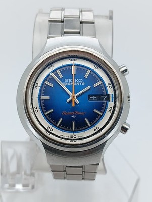 Seiko 5 Sports Speed-Timer ''Blue Dial'' Vintage - Ref. 7015-8000