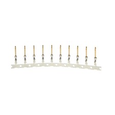 L-COM GLOBAL CPM10 GOLD FLASH CRIMP & POKE MALE PIN (10 PACK)