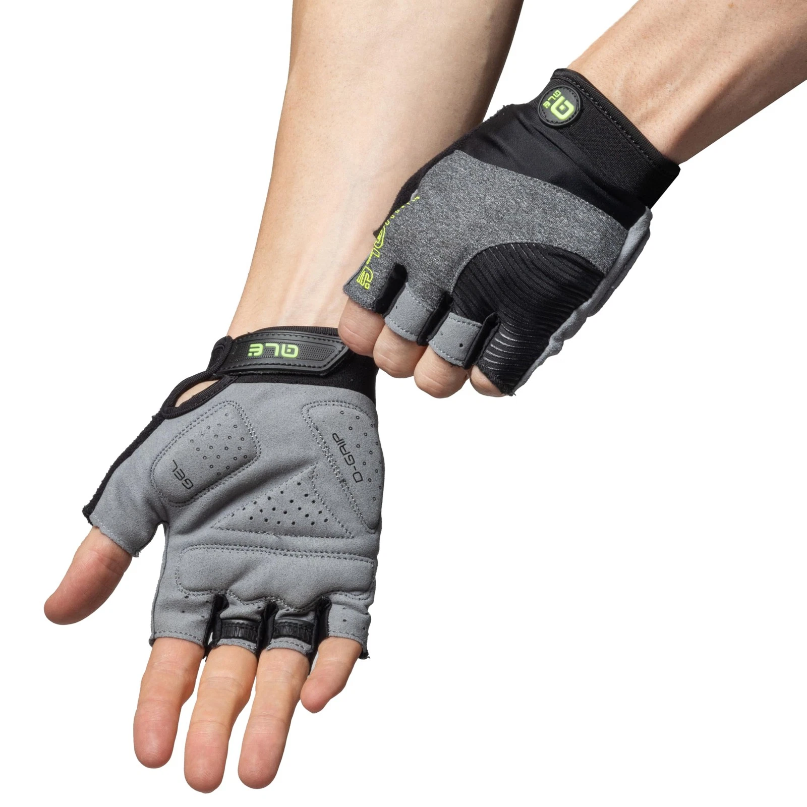 Ale' Alé Cycling Unisex Comfort Summer Cycling Mitts S Grey