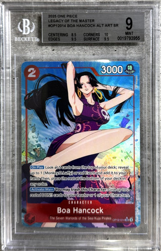 Boa Hancock (Alternate Art) graded BGS 9 for sale on eBay