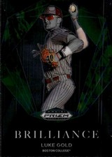 2022 Panini Prizm Draft Picks Luke Gold #BR-LG Brilliance Boston College 3F