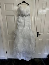 Brand New Ivory Fishtail Wedding Dress - Size 10 Never Worn