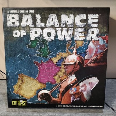 Balance of Power Board Game 1815 Strategy Europe Catalyst Game Labs Complete Set