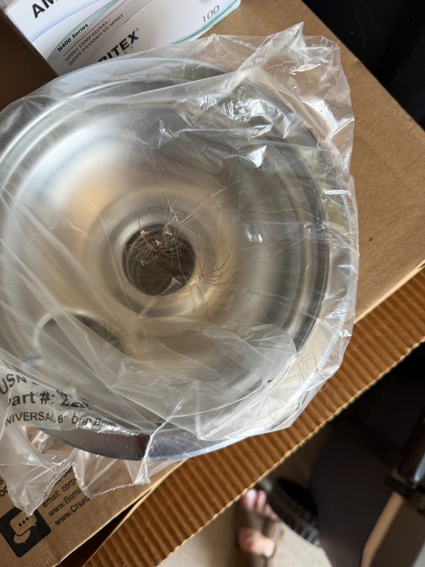 Electric stove drip bowls 6 inch chrome