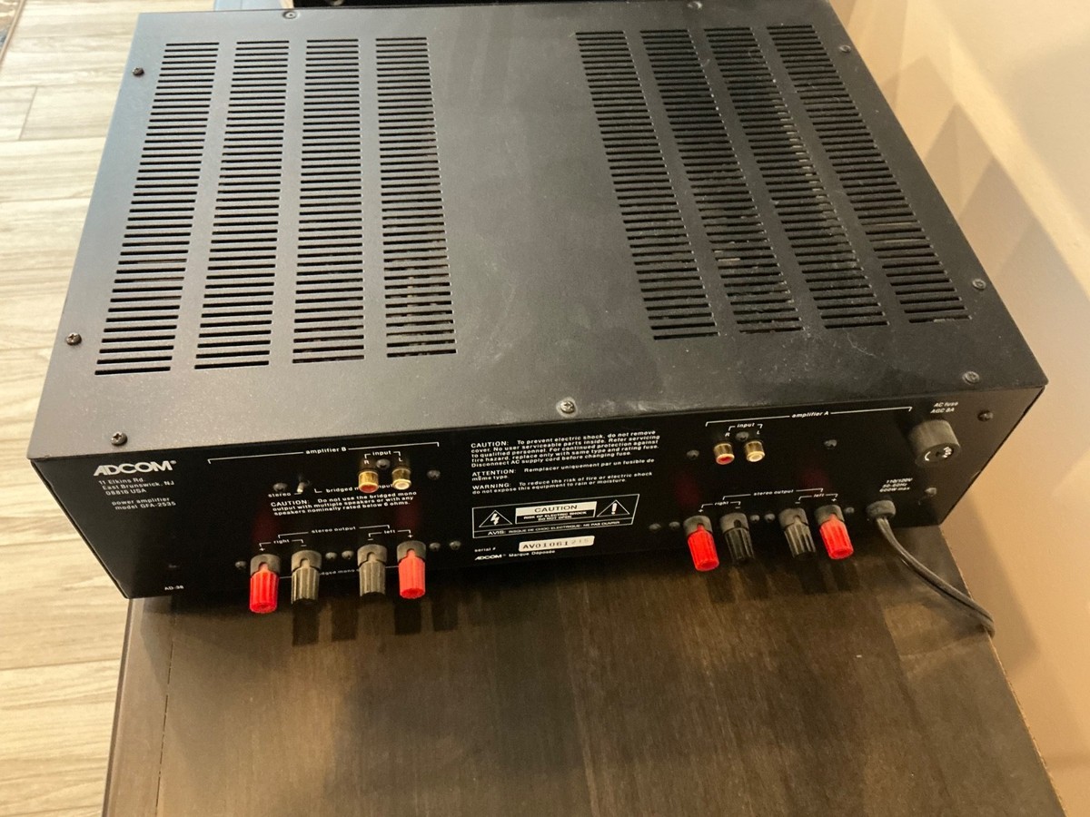 Adcom GFA-2535 4 Channel Power Amplifier for sale online | eBay