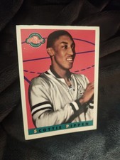 1993 Kellogg's College Greats Postercards 🔥 #8 Scottie Pippen HOF