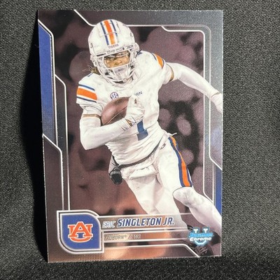 2025 Bowman University Chrome 186 Eric Singleton Jr. Auburn Tigers