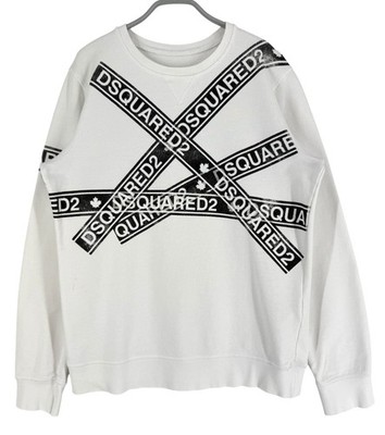DSQUARED2 Men Round Neck Jumper Pullover Sweater Size L