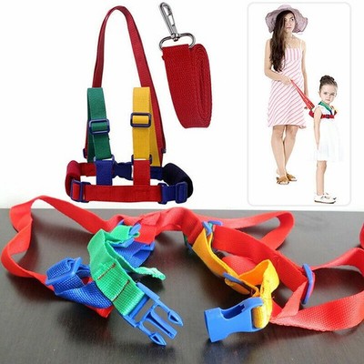 Baby Walking Harness Wrist Link Kleinkindleine verstellbar mit Sicherheitszügeln