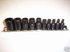 10pc IMPACT STAR FEMALE E-TORX SOCKET BIT SET