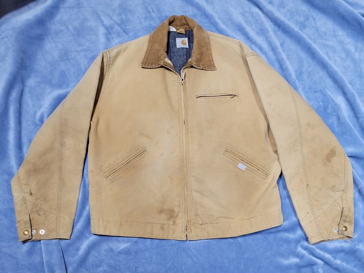 Vintage 90s Carhartt 6BLJ Detroit Blanket Lined Work Jacket