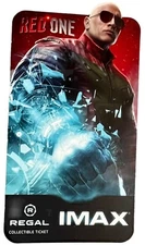 Red One (2024) Official Early Screening IMAX Collectible Regal Movie Ticket