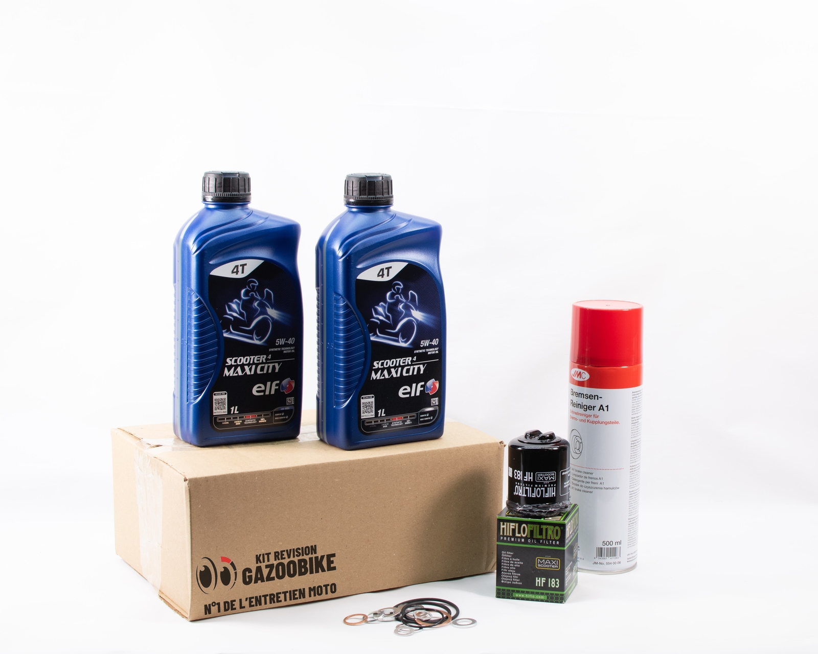 Kit vidange Motul 7100 5W40 pour scooter Derbi Boulevard 150 2006-2009