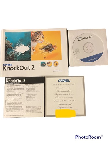 Corel KnockOut 2 Complex Masking 2003 Photo Editing Software Mac or Windows - Picture 3 of 6