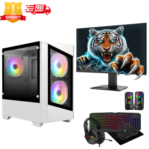 Fast Gaming PC Bundle Intel Core i5 16GB 128GB SSD +1TB HDD 4GB GT730 + 24'' M - Picture 11 of 13