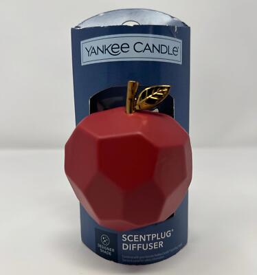 BRAND NEW YANKEE CANDLE SCENTPLUG FRAGRANCE DIFFUSER  APPLE Designer Shade