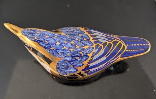 Royal Crown Derby Nuthatch, Imari Paperweight Collection - Picture 5 of 6
