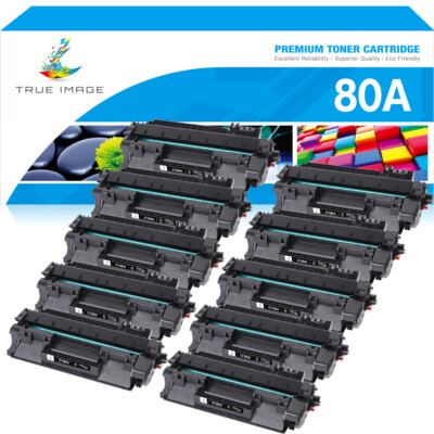 1-10x Toner XXL Kompatibel Für HP CF280A 80A LaserJet Pro 400 M 401 401A 401 DN