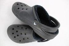 Crocs Men's 7 and Women's 9 Slippers - Baya Lined Clogs Black