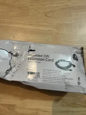 **1 Pack**UltraPro 15 Ft Extension Cord Double Insulated Grounded Heavy Duty 16