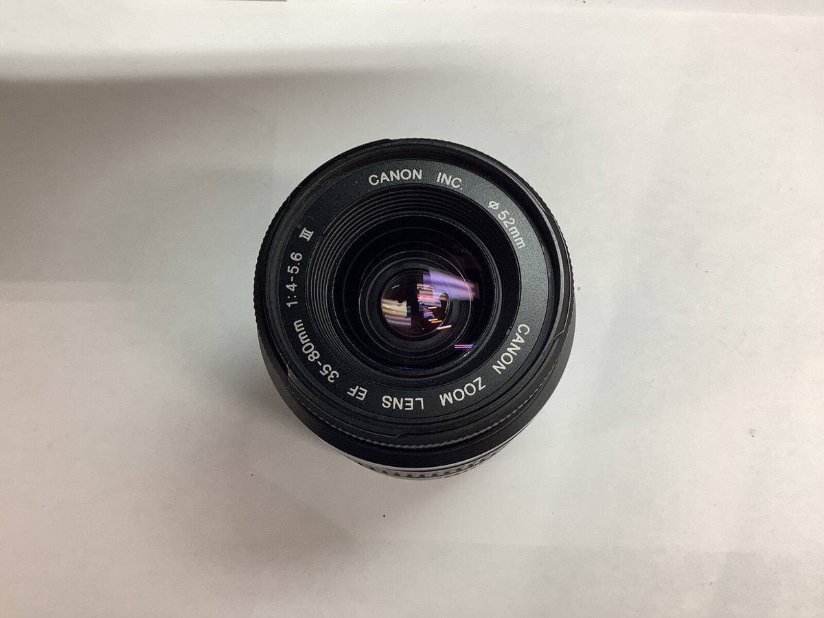 フィルムカメラ canon zoom lens EF 35-80mm 1:4-5.6 CANON Zoom Lens EF 35-80mm 1:4-5.6 III 52mm | eBay