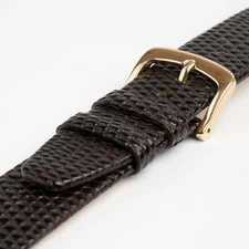 Mayfair Lizard XL Extra Long Brown Watch Strap 12mm, 14mm, 16mm, 18mm, 20mm