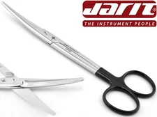 JARIT 102-112 Surgical Curved Face Lift Supercut Serrated CVD Mayo Scissors