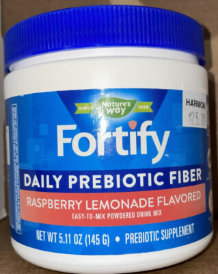 Nature's Way Fortify Täglich Prebiotischer Faser Himbeere Limonade 151ml Neu