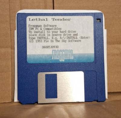 Lethal Tender (PC, 1993) - 3.5'' Floppy Disk Only - Cleaned / Tested