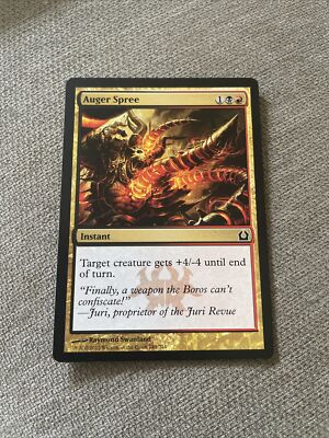 Auger Spree (144) Return to Ravnica MTG Magic The Gathering L10366* | eBay Auger Spree (144) Return to Ravnica MTG Magic The Gathering L10366* | eBay