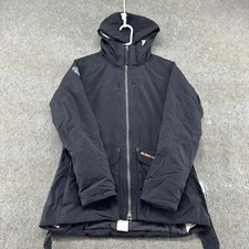 Helly Hansen Jacket Womens M Black Parka Arctic Legacy Ski Snowboard Hooded Long