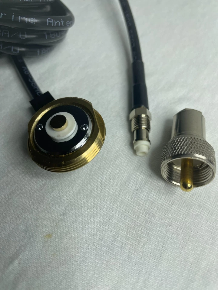 NMO 3/4 Inch Antenna Hole Mount with PL-259 Connector EZ Install MADE IN USA - Image 3 of 3