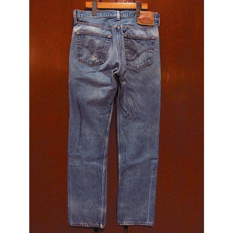90年代Levi's 501XX デニムW34 L33 Vintage 1990s Levi's 501xx Jeans W34 L36 Indigo Button Fly