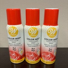 3 Ct Wilton 1.5 Oz RED Color Mist Food Color ...