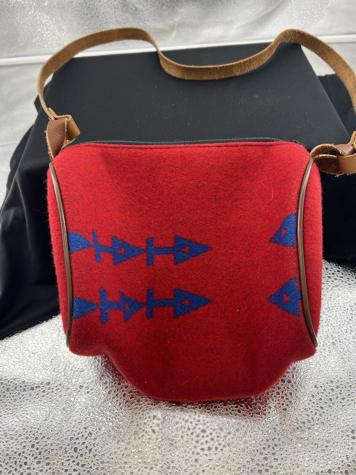 Pendleton Wool Red Blue Aztec Native Southwestern… - image 4