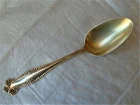 Antique 1893 Towle Sterling Silver Canterbury Pattern Ornate Detail 5-1/4" Spoon