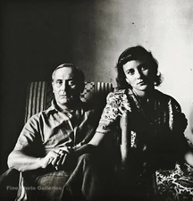 1948/84 Vintage JOAN MIRO Artist & Daughter By IRVING PENN Spain Photo Art 11x14