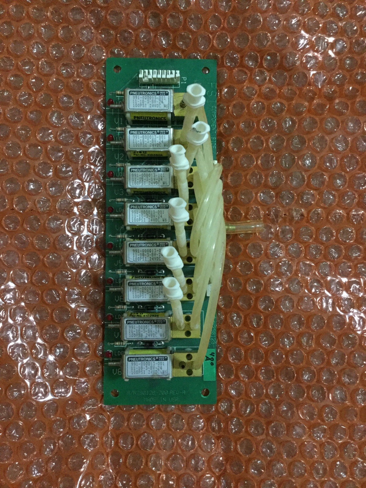 FSI ITC 290128-400 rev a MC-10 Pneumatic Pcb Used